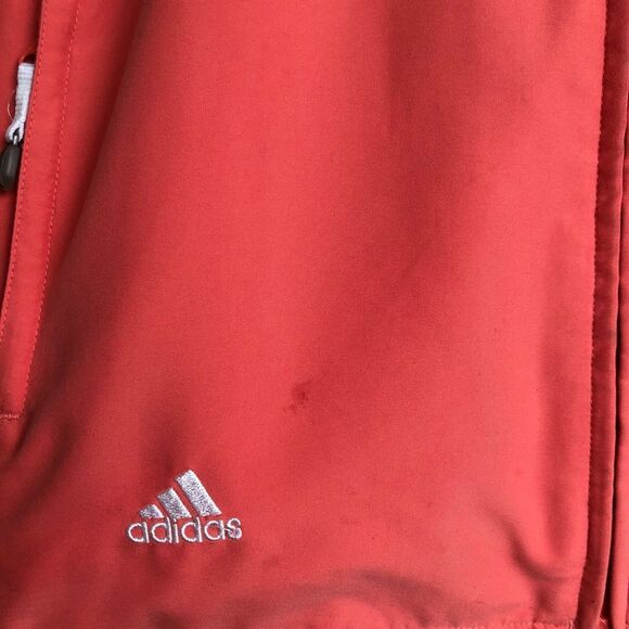 Adidas Retro Sporty Hiking Workout Sleeveless Zip Up Jacket Vest Top Pink - Picture 13 of 14